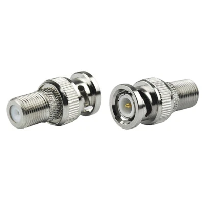 5-Pack F Type Female to BNC Male CCTV Surveillance Camera Adapter Connector - Image 1 of 4