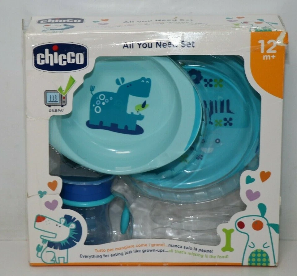 Chicco 00016201200000 Geschenkset, 12M+, Light blau, 1 Teil(Löffel) Fehlt !! - Bild 1 von 1