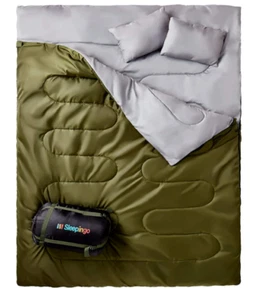 Cold Weather Sleeping Bag f 0 Degree 2 Person Two Double For Adults Backpack NEW - Picture 1 of 8