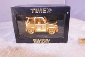 TIMEX AUTO DA COLLEZIONE MINI OROLOGIO 3 1/2" X 1 3/4 ALTO - Foto 1 di 5