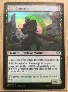 Cult Conscript - MTG - Dominaria United (DMU) #88 Foil - Picture 1 of 2