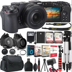 Nikon Z30 Mirrorless Camera with DX 16-50mm Lens All You Need Accessory Bundle - Picture 1 of 11