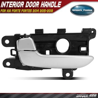 Manija de puerta interior cromada lateral izquierda del conductor para Kia Forte Forte5 2014 2015-2018 Foto 1 de 4