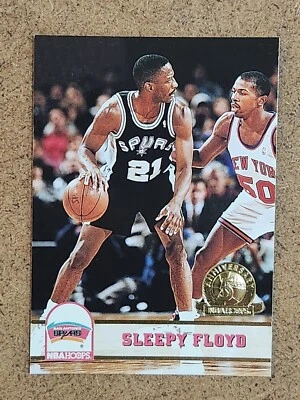 1993-94 NBA Hoops Basketball 5th Anniversary Parallel #404 Sleepy Floyd - Image 1 of 2