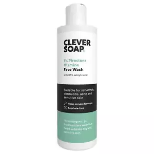 Clever Soap 1% Piroctone Olamine Face Wash With Salicylic Acid - For Oily Skin - Picture 1 of 7