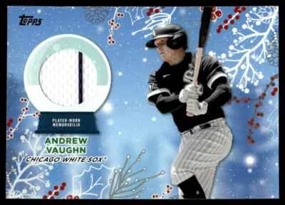 2023 Topps Holiday Relics Andrew Vaughn Chicago White Sox #270 - Image 1 of 2