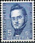 Switzerland Famous first president Jonas Furrer stamp 1966 A-10