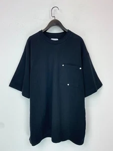 Bottega Veneta Black Plain Oversized Pocket T-Shirt Cotton Made In Italy L - Picture 1 of 10