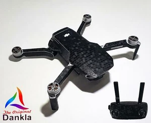 DJI MAVIC MINI - SKIN - HONEYCOMB SCHWARZ - Folie / Decal / Wrap / Drohne - Bild 1 von 9