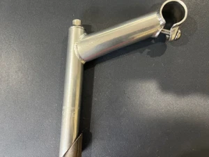 ! VINTAGE ALICO SILVER ALLOY OLD SCHOOL ATB STEM 22.2 REACH 5" NOS - Picture 1 of 6
