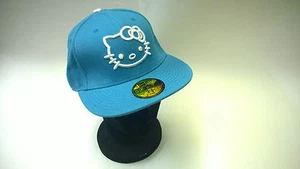 CAPPELLINO HELLO KITTY AZZURRO UNISEX UOMO DONNA RAGAZZO RAGAZZA TAGLIA 7 3/4 - Picture 1 of 1