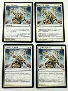 Mtg Magic Playset 4x Call to Glory Warriors of Kamigawa VF Exc - Picture 1 of 2