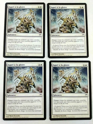 Mtg Magic Playset 4x Call to Glory Warriors of Kamigawa VF Exc - Image 1 of 2