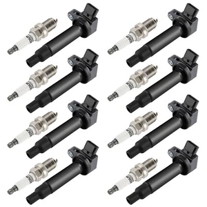 8 pcs Ignition Coils + 8 pcs Spark Plugs For Lexus GS430 Toyota 4Runner UF230 - Imagen 1 de 12