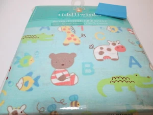 New Tiddliwinks ABC 123 Fitted Crib Sheet - Letter, Numbers and  Animals NIP - Picture 1 of 4
