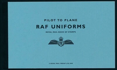 GB 2008 RAF UNIFORMS PRESTIGE BOOKLET FINE MINT SG DX42 - Image 1 of 2
