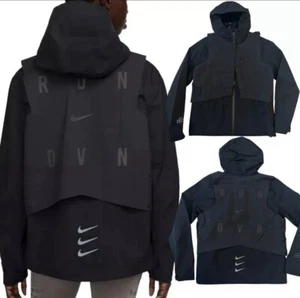 Nike Storm-FIT Run Division Womens Full-Zip Hooded Jacket Sz XL DV1247-010 NEW - Picture 1 of 19