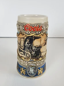 Adolph Coors Co. Golden Colorado Stein Mug Beer Truck 1910 Made In Brazil 1989 - Picture 1 of 7