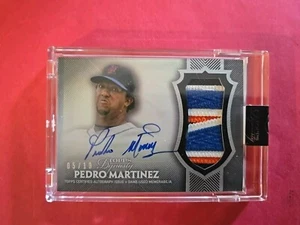 2017 Topps Dynasty Pedro Martinez Autograph 4 Color Jersey Patch 5/10 NY Mets - Picture 1 of 4