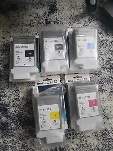 130ml Ink Cartridges Replacement for Canon PFI102 PFI-102 PFI-102M PFI-102Y - Picture 1 of 13