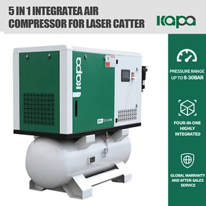 30HP Rotary Screw Air Compressor W/ refrigerated + Adsorption Dryer+Tank+ filter - Picture 1 of 10