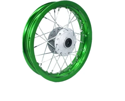 Front 10" Green Aluminum Wheel Rim for CRF50 XR50 Dirt Bike RM01G Foto 1 de 2