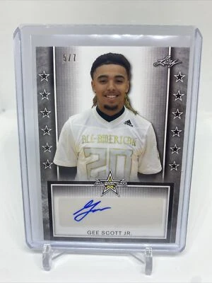 2020 Leaf Army All-American GEE SCOTT 5/7 Tour  Auto OHIO STATE - Image 1 of 2
