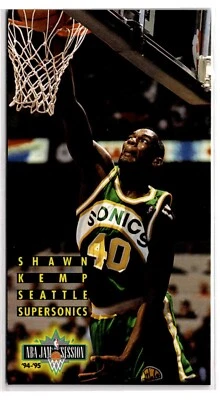 1994-95 Fleer NBA Jam Session - #179 Shawn Kemp Seattle Supersonics  - Image 1 of 2