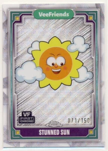 2025 VeeFriends Chrome Wave Refractor 96 Stunned Sun 071/150 - Picture 1 of 2