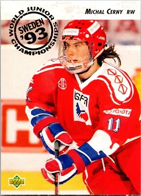 1992-93 Upper Deck - World Juniors Championships #603 Michal Cerny (RC) - Image 1 of 2
