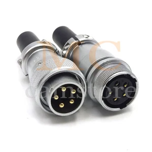 WEIPU WS20 5 Pin Panel Mount Waterproof Plug Socket,Industrial Wire Connectors - Picture 1 of 8
