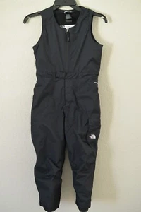 The North Face Toddler Snow Bib Sz 6 Lined Fully Waterproof Black Ski Winter EUC - Picture 1 of 8