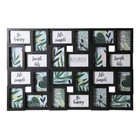 Large 24 Multi Aperture Photo Picture Frame Wall Collage Gallery 4x6 10x15cm