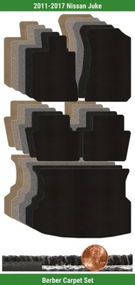 Juego de alfombrillas bereber personalizadas Lloyd para Nissan Juke 2011-2017 (5 piezas) #10ZH Foto 1 de 4