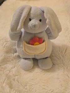 Rare HTF Baby Gund Play Pockets 5845 Cuddle And Crinkle Plush Terrycloth? W/ Tag - Picture 1 of 15