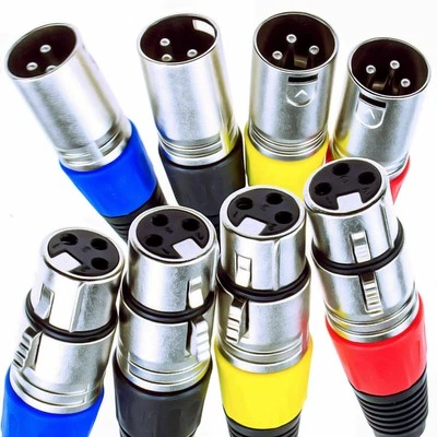 KENABLE Mikrofon Lautsprecherkabel Mikrofonkabel / XLR Patchkabel symmetrisch Stecker auf Buchse Stecker