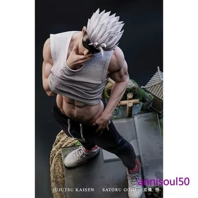 NEW Pink Bear Jujutsu Kaisen Gojo Satoru 5T5 Statues Figurines Model Toys Anime - Image 1 of 4
