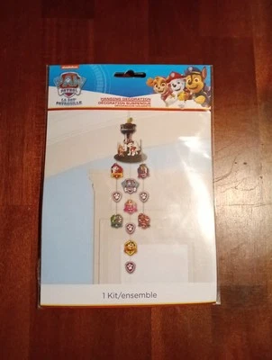 Paw Patrol Aventuras Cachorro Perro Niños Fiesta de Cumpleaños Colgante Cuerda Decoración Foto 1 de 2