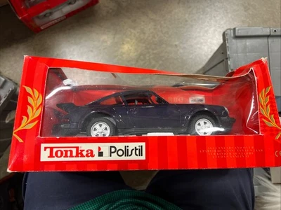 TONKA POSLISTIL PORSHE 911 TURBO Coupe AKA 930 Purple / Navy ? 1:16 Accurate Car - Image 1 of 4