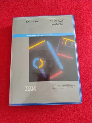 COFANETTO MANUALI GUIDA UTENTE IBM MS-DOS 3.30 CON DISCHI INSTALLAZIONE - Immagine 1 di 4