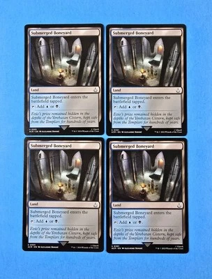 4x Submerged Boneyard Universes Beyond Assassin's Creed Mtg Magic Card Land 301 - Image 1 of 2