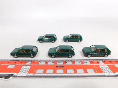 5X Volkswagen/VW Golf II Mint Modello PKW/Auto H0 1:87 #DD873-0,5 - Immagine 1 di 4