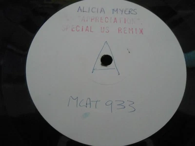 Alicia Myers - "Appreciation (Extended Version) / Say That" MCA 12" Single PROMO - Image 1 of 2