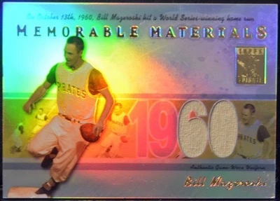 2022 Topps Tribute BILL MAZEROSKI 1960 Memorable Materials Jersey Refractor - Image 1 of 2