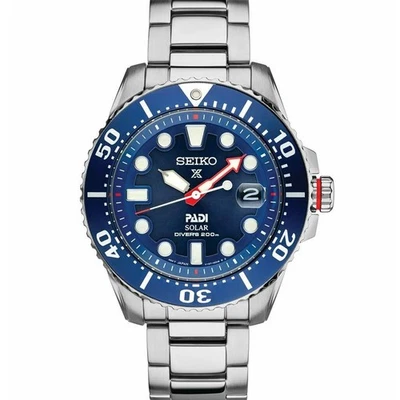 Seiko Prospex Padi Solar Special Edition Stainless Steel Men's Watch SNE549 - image 1 of 4