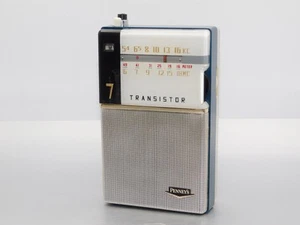 Vintage JC Penneys 41-7TP-409S AM/SW Transistorradio Hemd Tasche funktioniert super! - Bild 1 von 23