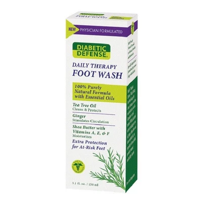 Baño de lavado de pies terapia diaria Pedifix Diabetic Defense 5,1 oz. Aceite de árbol de té P3076 Foto 1 de 4