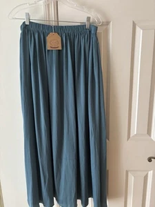 NWT ~ Women’s Beautiful Blue Maxi Skirt By Kori ~ Size Large - Picture 1 of 1