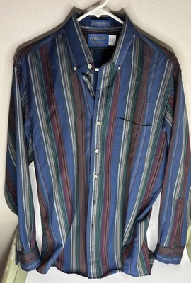 Pendleton Button Up Shirt Men Size M Plaid 100% Virgin Wool Long Sleeve Menswear - Image 1 of 4