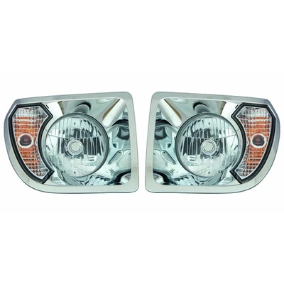 Par de faros para Freightliner 108SD 2012-2016 lado pasajero y conductor Foto 1 de 4
